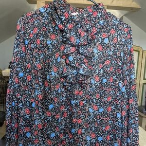 Free People Poet Blouse size Medium EUC